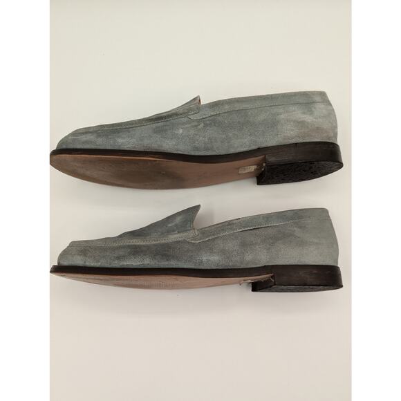 J Crew | Slate Green Winona Suede Loafers | Size 8.5 - Picture 6 of 12